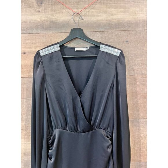 Ramy Brook Foxy Embellished Ruched Minidress Size 4 - Picture 7 of 12